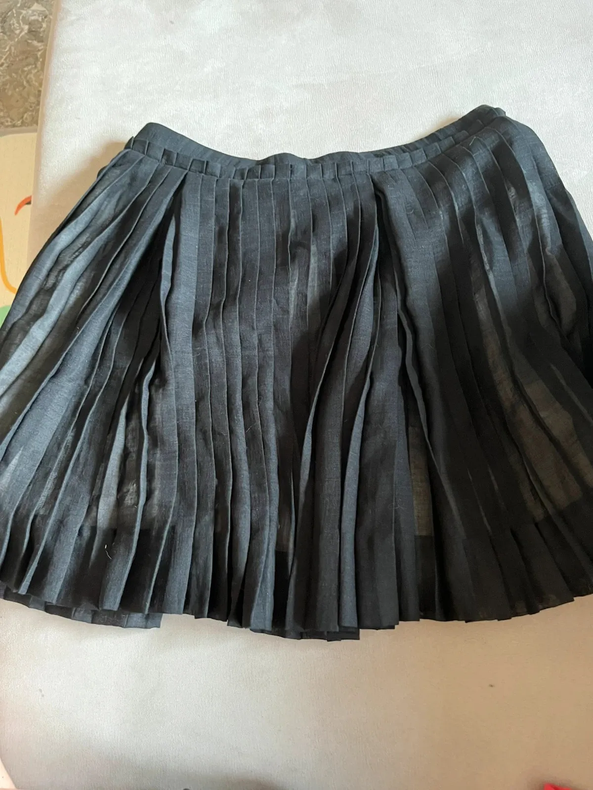 C.P. Company women's skirt in black with white cotton inner lining