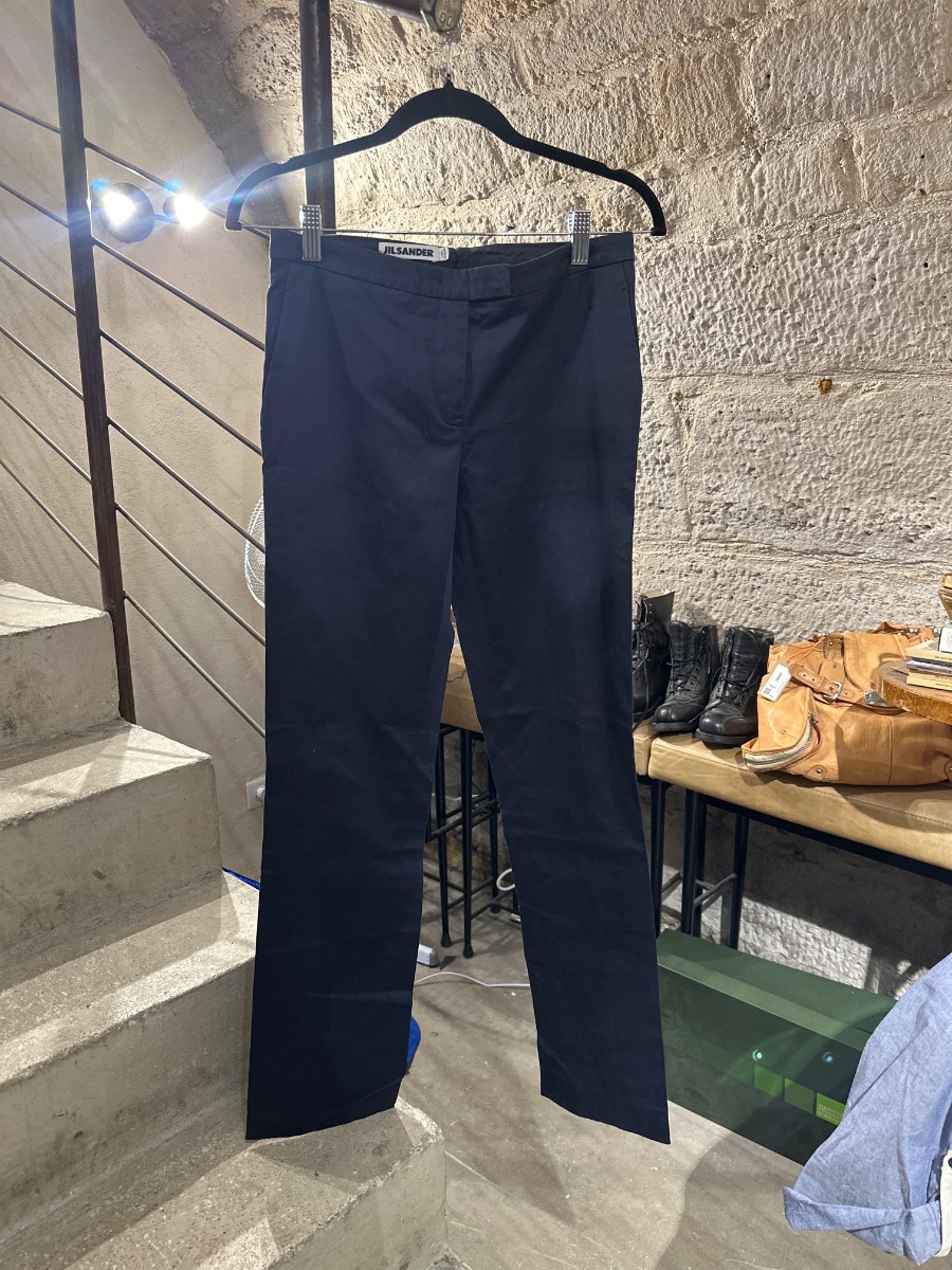 Pantalon marine Jil Sander