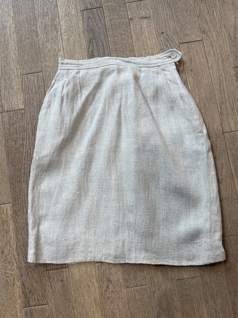 YSL skirt, size 36 — likely linen and/or cotton 1