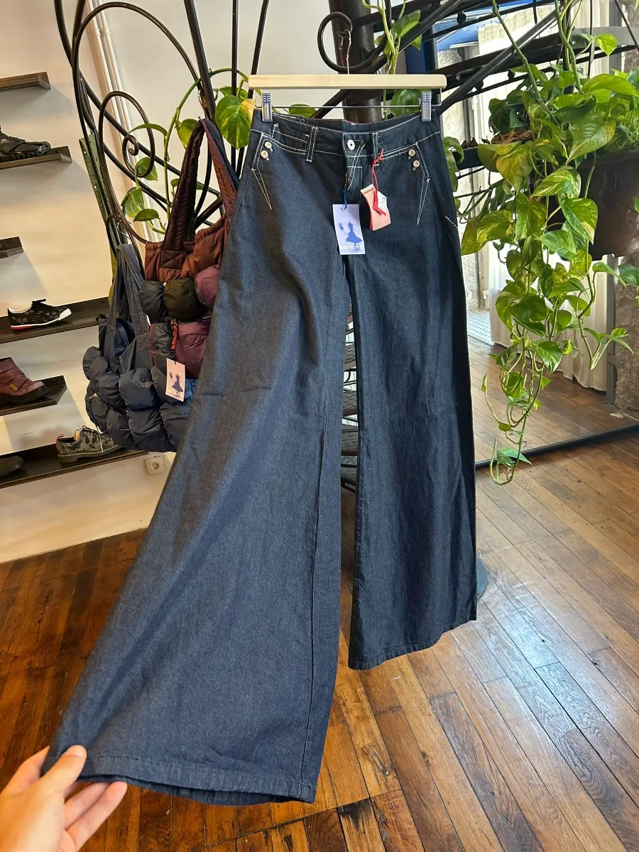 Pantalon Taille Basse Girbaud Patte d'elephant