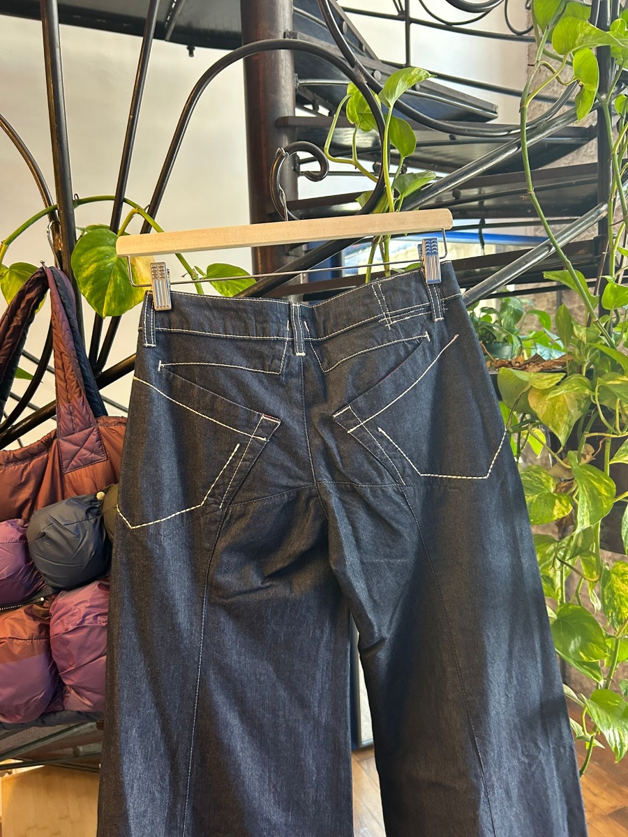 Pantalon Taille Basse Girbaud Patte d'elephant 3