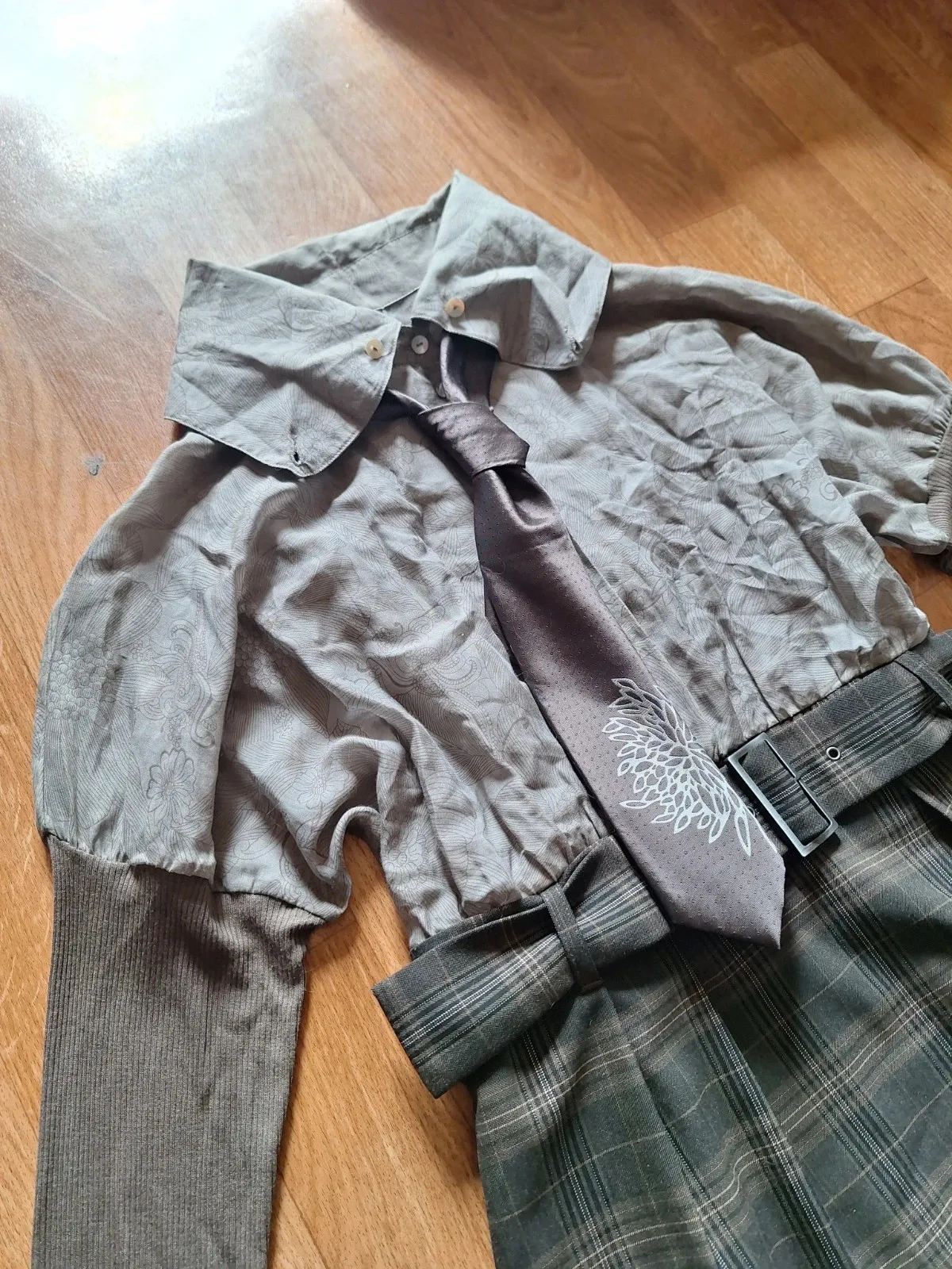 Cop Copine Y2K vintage silk uniform. Fits like an M. Very good condition. 2