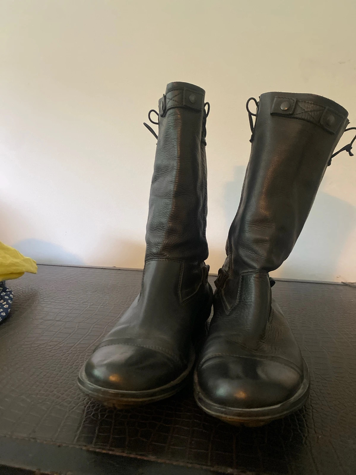 Marithé & Francois Girbaud bottes hommes en cuir 2
