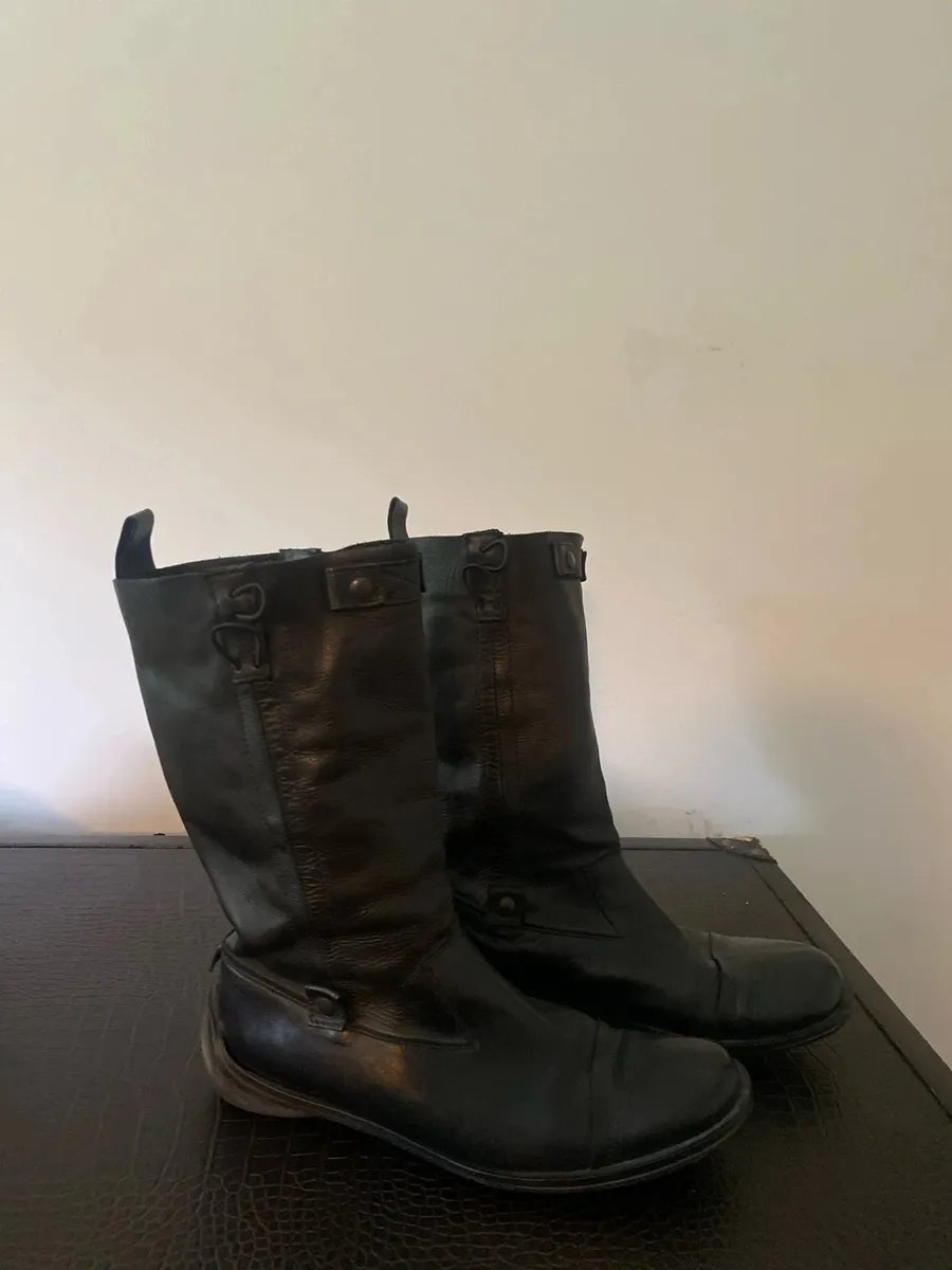 Marithé & Francois Girbaud bottes hommes en cuir