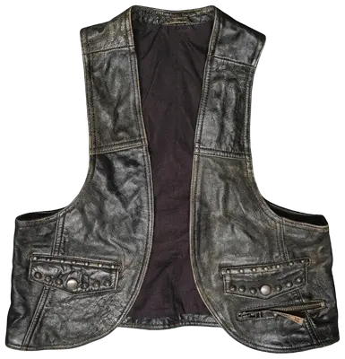 Gilet en cuir