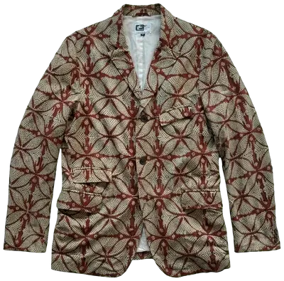 Men's size XL, also suitable for men's M-L due to its relaxed fit 100% cotton, rayon/viscose sleeve lining Functional sleeve buttonholes Internal pocket 4 flap pockets on front panels ⚠️ slight yellowing in the lining on the left sleeve Nothing else to report Feel free to ask for more information 😄