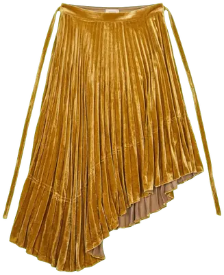 Jupe Pinko en moutarde et doré, pièce de la marque italienne au style féminin. Très bon état. Taille S (36).