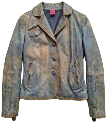 By Marco Fantini. Faded effect. No defects like holes or tears. May show signs of wear typical of vintage genuine leather jackets, but you can check all details in the photo. Functional zippers. Original buttons.