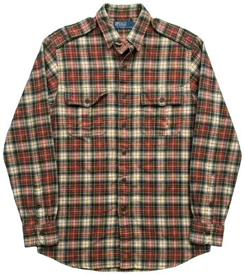 Polo by Ralph Lauren checked cotton shirt, made in the Philippines.