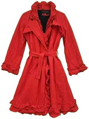 Magnificent black lined trench coat Christian Lacroix for La RedouteLength 90cmBelted with or without loops