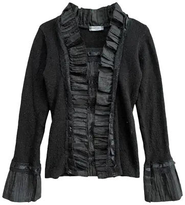 Very beautiful Goth two-material top