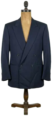 Blazer double-breasted marine avec doublure bordeaux, de la marque Ermenegildo Zegna pour Ebbinghaus Köln.