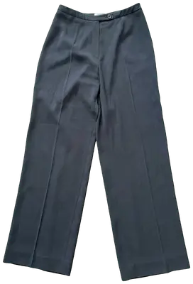 Pantalon large gris foncé de la marque Georges Rech, ligne Synonyme, en 100% polyester.